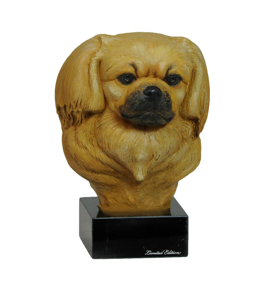 Spaniel tybetański ręcznie pomalowana statuetka Art-Dog